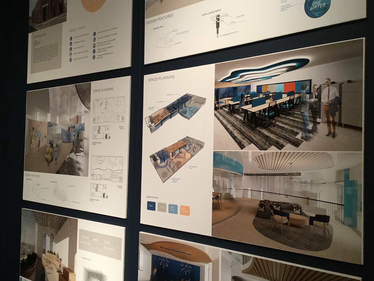 Design possibilities for Shop One.